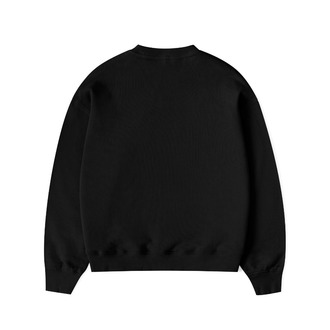 Kişiye özel tasarım baskılı kapşonsuz oversize sweatshirt
