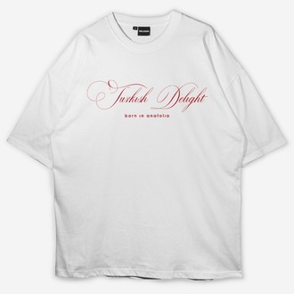 Turkısh delight Baskılı Oversize T-shirt