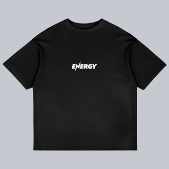 Energy Baskılı Oversize T-shirt