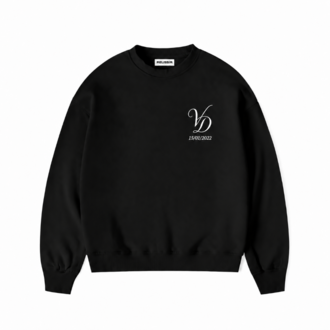 Kişiye özel tasarım baskılı kapşonsuz oversize sweatshirt