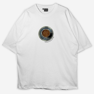 Türk kahvesi Baskılı Oversize T-shirt