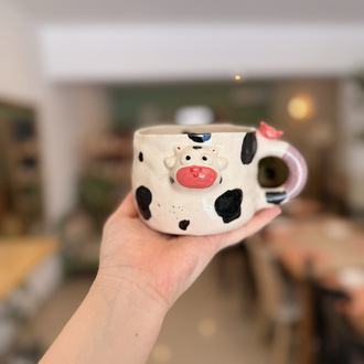Cow mug