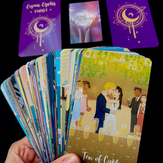 Cosmic Cycles Tarot Kartı Destesi