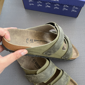 Birkenstock Cırtlı Haki
