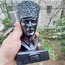 atatürk heykeli, kalpaklı atatürk büstü siyah