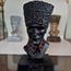 atatürk heykeli, kalpaklı atatürk büstü siyah