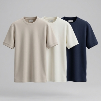 Premium Oysho Kumaş - Dökümlü Likralı Basic Tişört