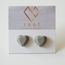 Concrete Heart Earring | Beton Kalp Küpe