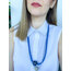 Blue Summer Concrete Necklace