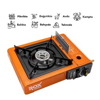 Rox Camping 0189 Tekli Portatif Kamp Ocak
