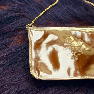 Vintage Paco Rabanne Lady Million Gold Baget Çanta  