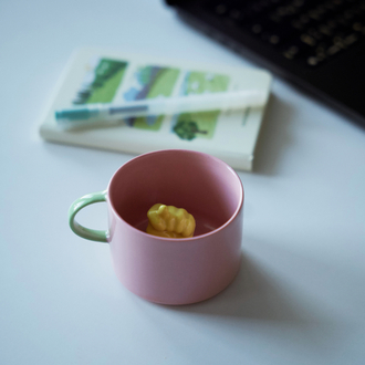 Stoneware Renkli Nah Fincan