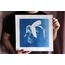 Hamlet of Apes - Cyanotype Baskı