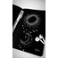 Siyah Yapraklı Defter A6 Black Sketch