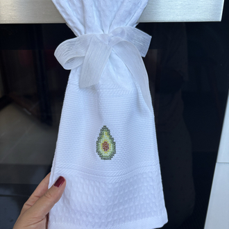 Meyveli Kanaviçe takım kurulama bezi