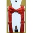 Kırmızı Saten kumaş çocuk 01/15 Yaş Papyon ve pantolon askısı setimiz.