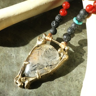 RUTİL QUARTZ TILSIM (BONE SERİSİ)