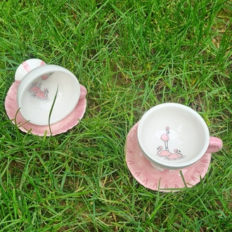 flamingo Türk kahve fincan set 
