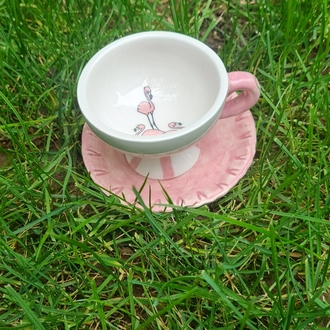 flamingo Türk kahve fincan set 