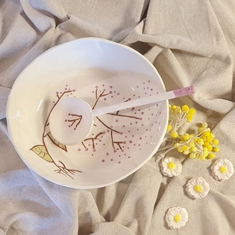 Kaşıklı  Salata Sunum  kasesi 