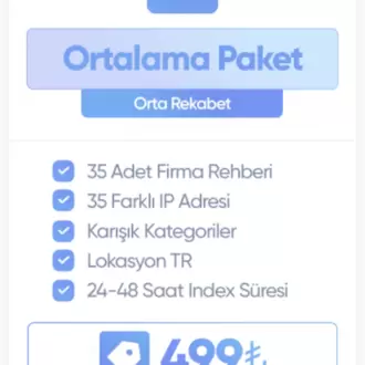 35 Adet Siteden Firma Rehberi Hizmeti ( 35 Farklı IP )