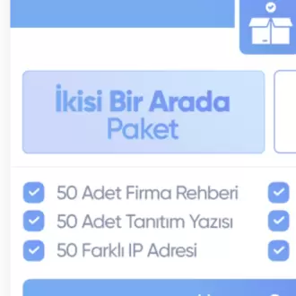 50 Adet Siteden Tanıtım Yazısı + 50 Adet Siteden Firma Rehberi ( 50 Farklı IP )