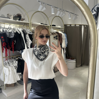 Şallı Tencel Bluz