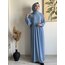HİRA BEBEK MAVİSİ ELBİSE/FERACE