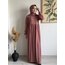 SOFT PEMBE HİRA ELBİSE/FERACE