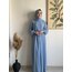 HİRA BEBEK MAVİSİ ELBİSE/FERACE