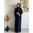 HİRA LACİVERT ELBİSE/FERACE