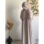 KREM HİRA ELBİSE/FERACE