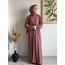 SOFT PEMBE HİRA ELBİSE/FERACE