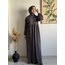 HİRA KOYU GRİ ELBİSE/FERACE