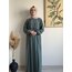 SOFT YEŞİL HİRA ELBİSE/FERACE