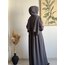 HİRA KOYU GRİ ELBİSE/FERACE