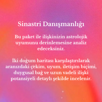 İlişki Haritası (Sinastri) Danışmanlığı