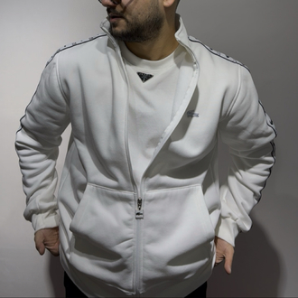PREMİUM LACOSTE / HIRKA İÇİ PELUŞ RENK BEYAZ