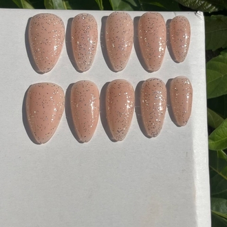 kalıcı oje simli Nail set