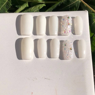 kalıcı oje taşlı nail set