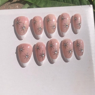 kedi gözü nail french set