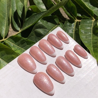 kedi gözü french nail set