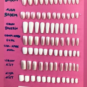 kalıcı oje nail set