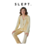 SLEPT.SARI DESENLİ DÜĞMELİ PİJAMA TAKIMI