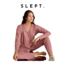 SLEPT. PEMBE PUANTİYELİ DÜĞMELİ PİJAMA TAKIMI