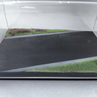 1/43-1/64 Ölçek Diecast Kır yolu Diorama Zemin ve Case