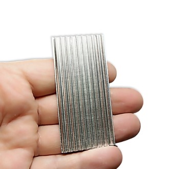 1/35 Oluklu Aluminyum Çatı Levhası 7,3X3,4 cm 4 Adet