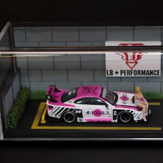 1/64 Parking Lot Diorama Display Case. (Araç Dahil Değildir)
