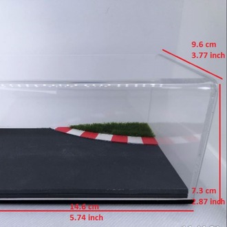 1/43-1/64 Ölçek Diecast Yarış Pisti Diorama Zemin ve Case