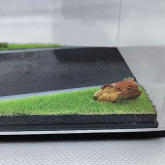 1/43-1/64 Ölçek Diecast Kır yolu Diorama Zemin ve Case